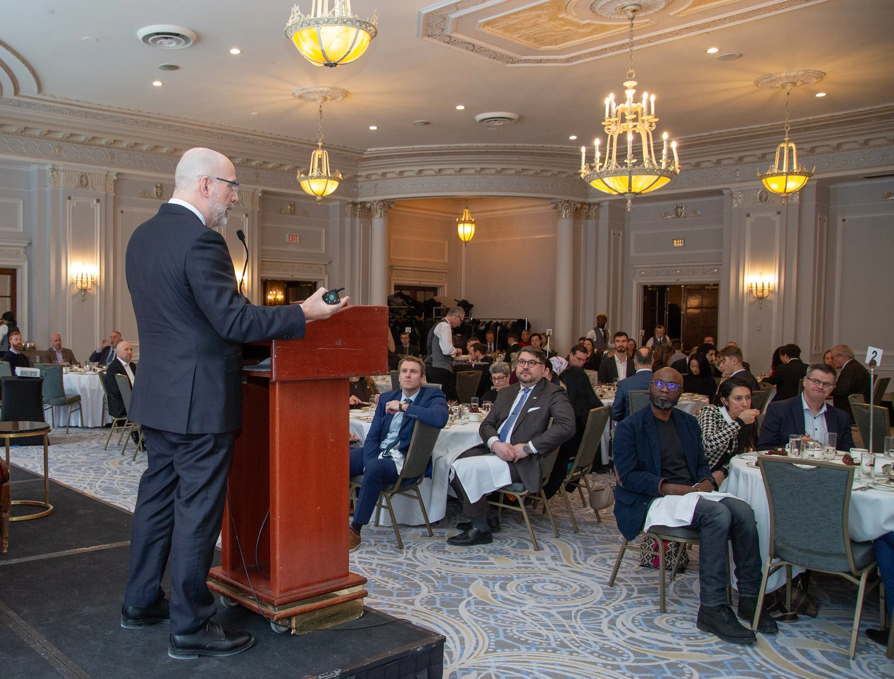 Space and national security at a Canadian Club event