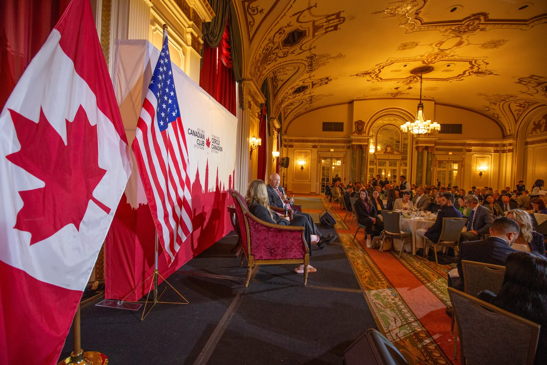 Canadian Club luncheon guests and speakers