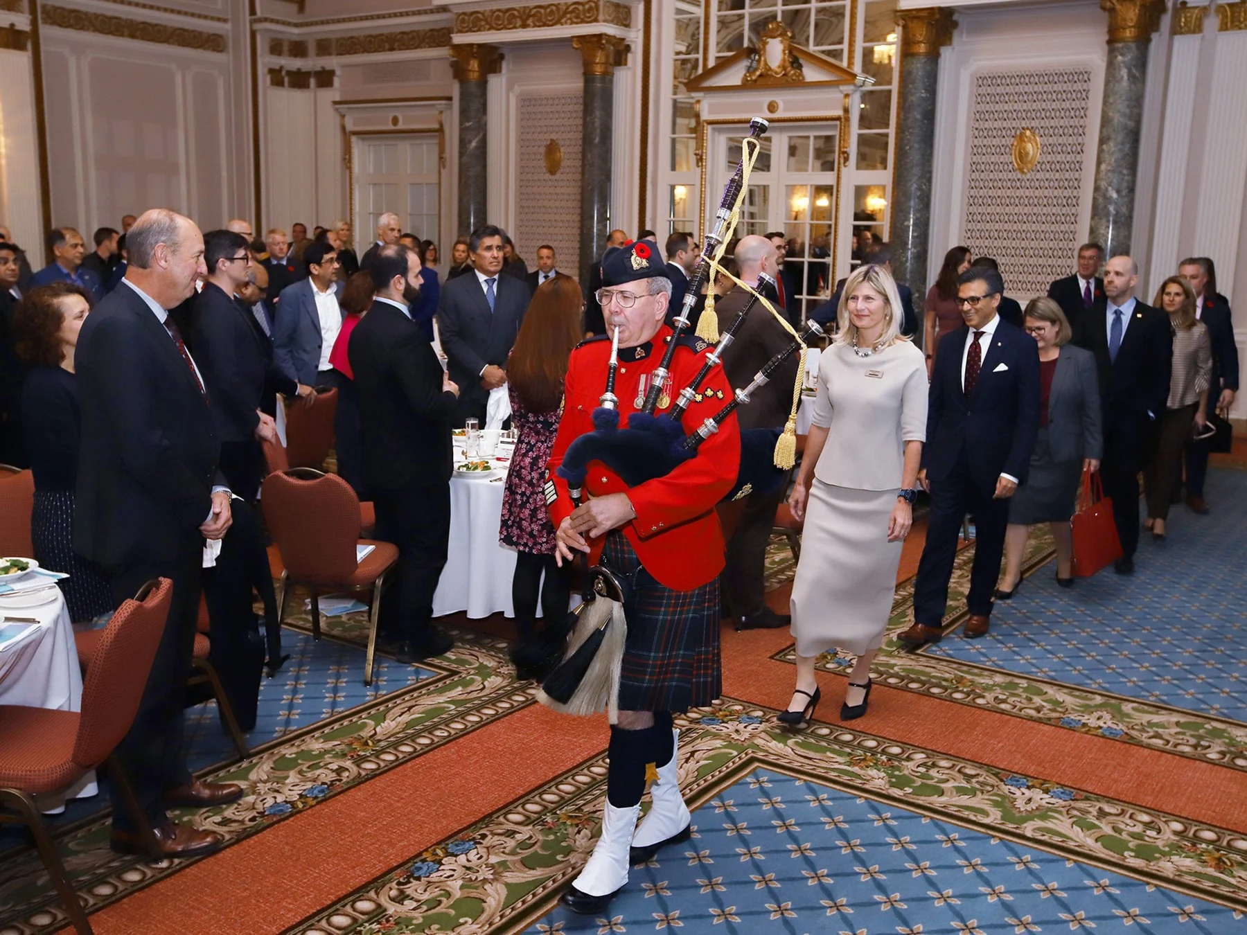 Guests gathered for a Canadian Club luncheon at the Château Laurier
